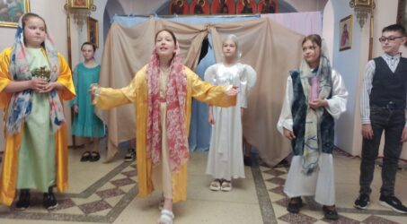 Пасхальный  праздник для учащихся Серафимовской воскресной школы в г. Белоозёрске